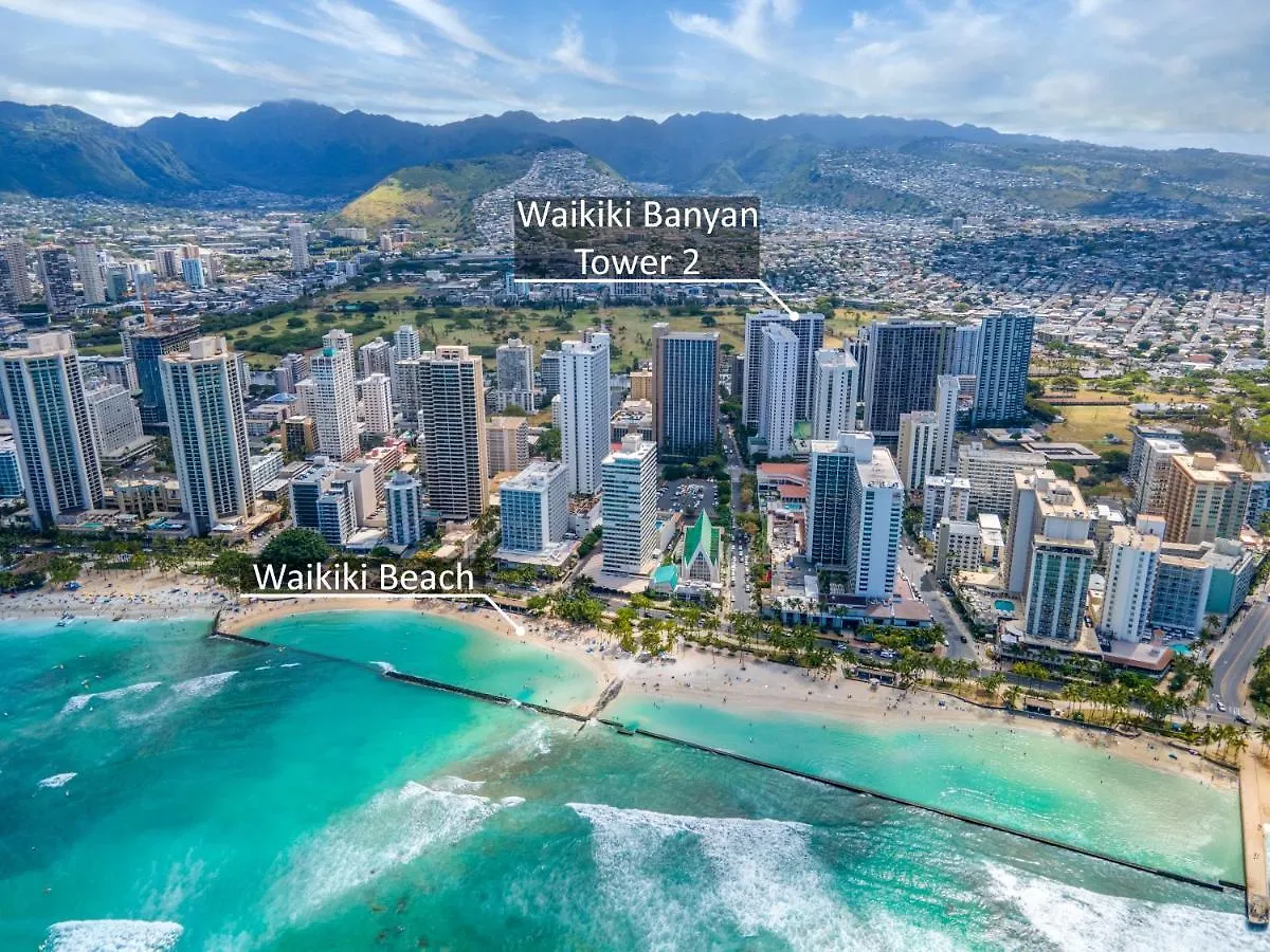 Ocean View Delight, Walk To Beach With Free Parking Honolulu USA