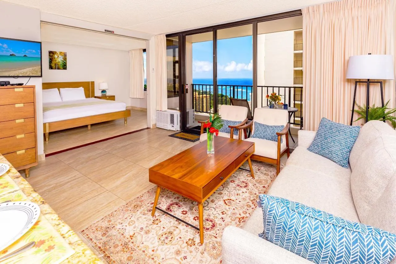 Ocean View Delight, Walk To Beach With Free Parking Honolulu 0*,