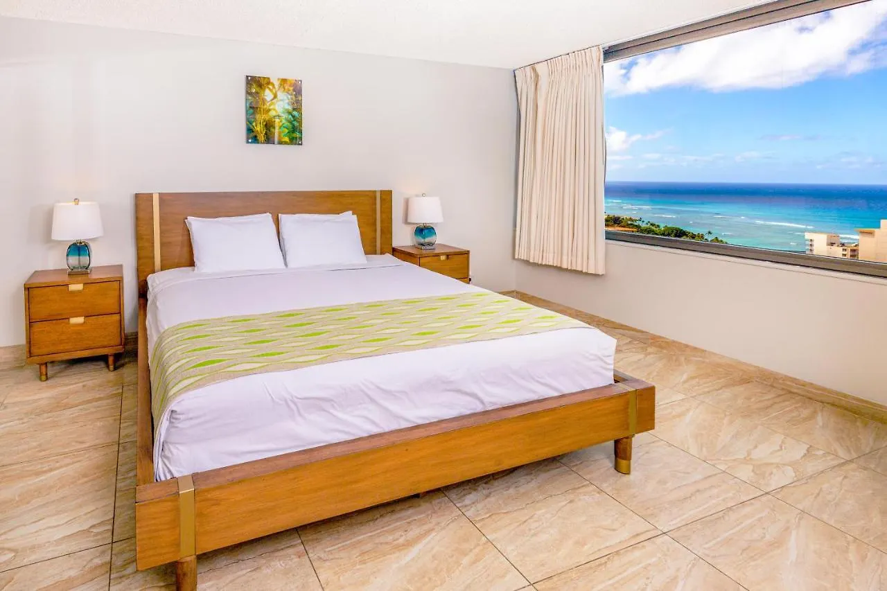Ocean View Delight, Walk To Beach With Free Parking Honolulu USA