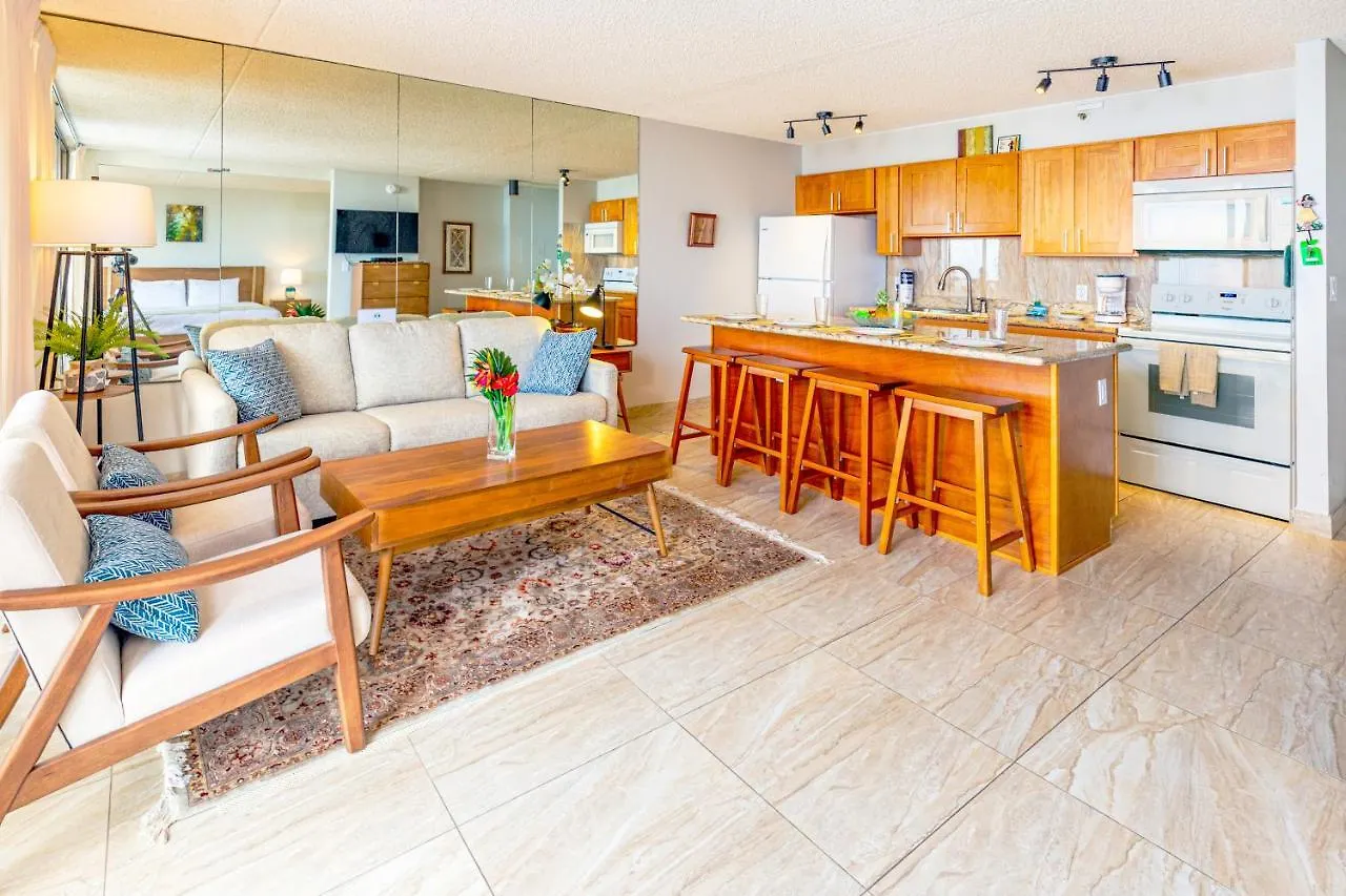Lejlighed Ocean View Delight, Walk To Beach With Free Parking Honolulu USA