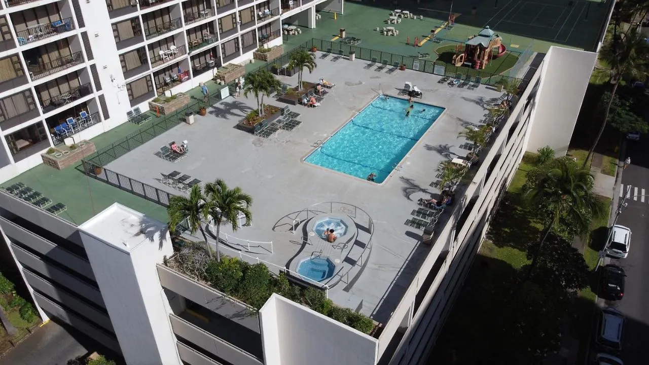 Ocean View Delight, Walk To Beach With Free Parking Honolulu Lejlighed